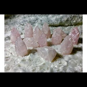 Raw Natural Rose Quartz Crystal